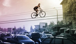 Městská cyklistika budoucnosti: ve výšce?