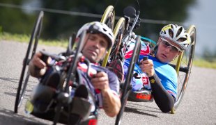 Výstava snímků z mistrovství světa handicapovaných cyklistů
