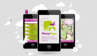 Aplikace PhoneMaps: české mapy v mobilu