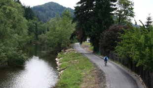 Podél Rožnovské Bečvy po Cyklostezce Bečva