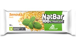 NatBar100%: jediná tyčinka s konopným proteinem
