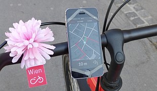 Navigace a mapy Vídně v bezplatné aplikaci pro cyklisty