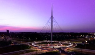 Jak se staví cyklomost: prezentace tvůrce mostu v Eindhovenu