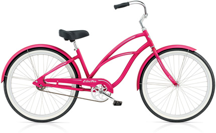 Electra Coaster 1 electric pink ladies