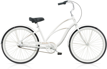 Electra Coaster 3i pearl white ladies